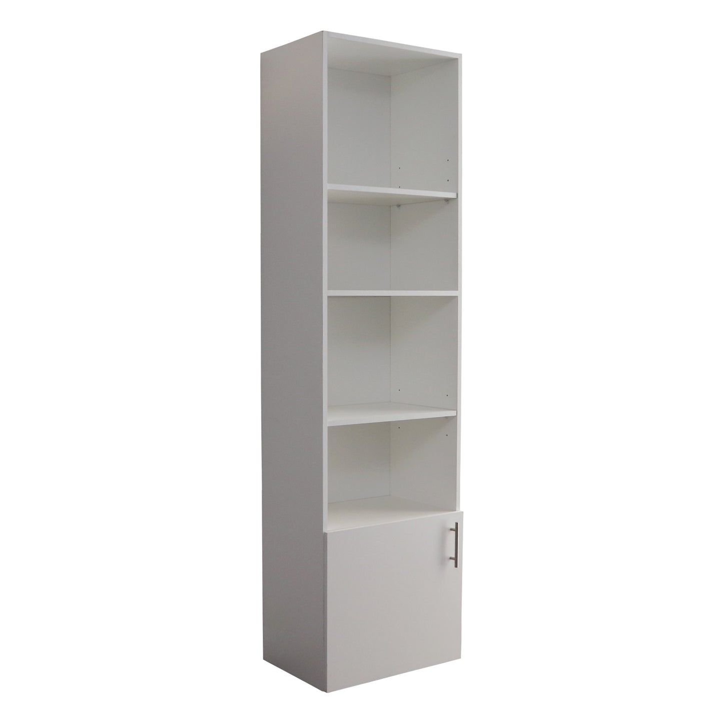 Denver storage 5 Shelves with Bottom Door | White