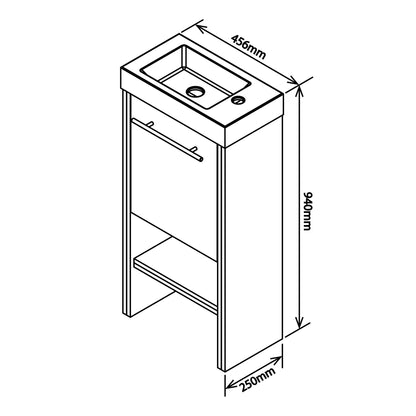 Denver Philly 400mm Standing Unit Coimbra