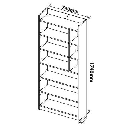 Denver Office Tall Open Cabinet